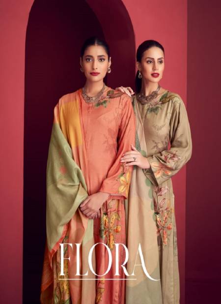 Itrana By Flora Printed Designer Salwar Suits Catalog